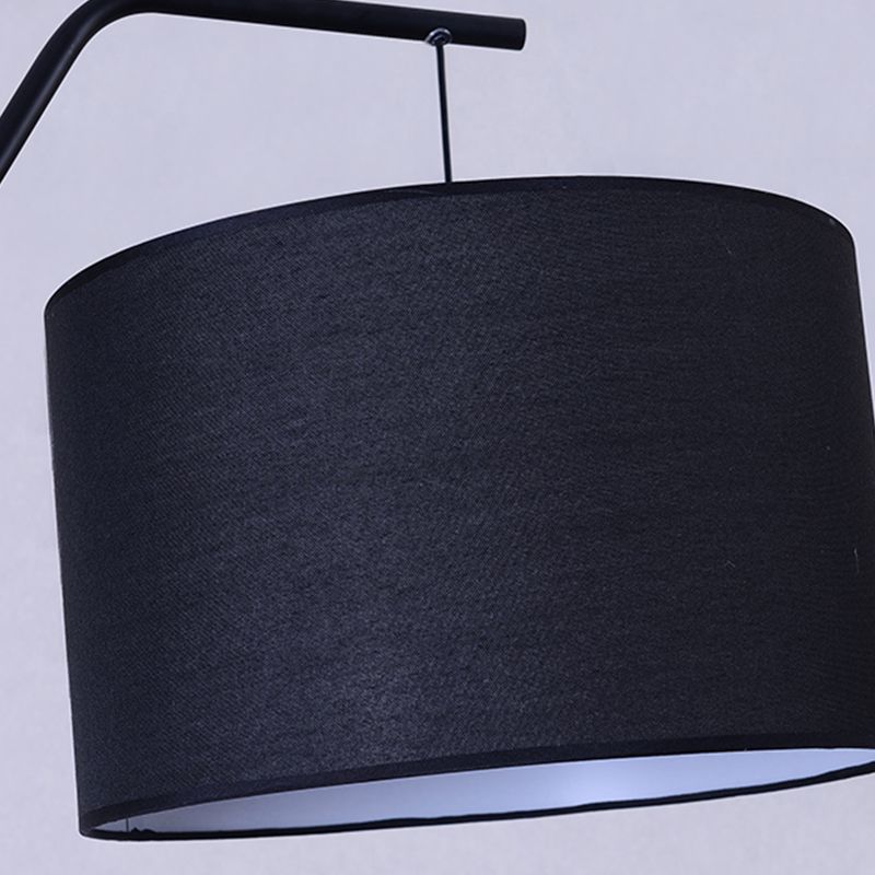 Eryn Cylinder Shape Floor Lamp, Over Arching Floor Lamp, Unique - Neutral Decor