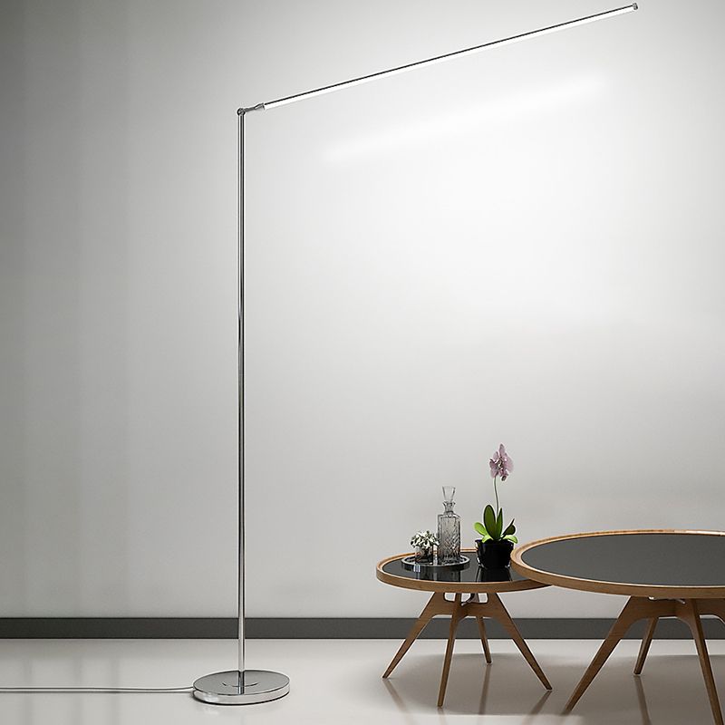 Louise Modern Steamline Minimalist linear Floor Lamp, 2 Color - Neutral Decor