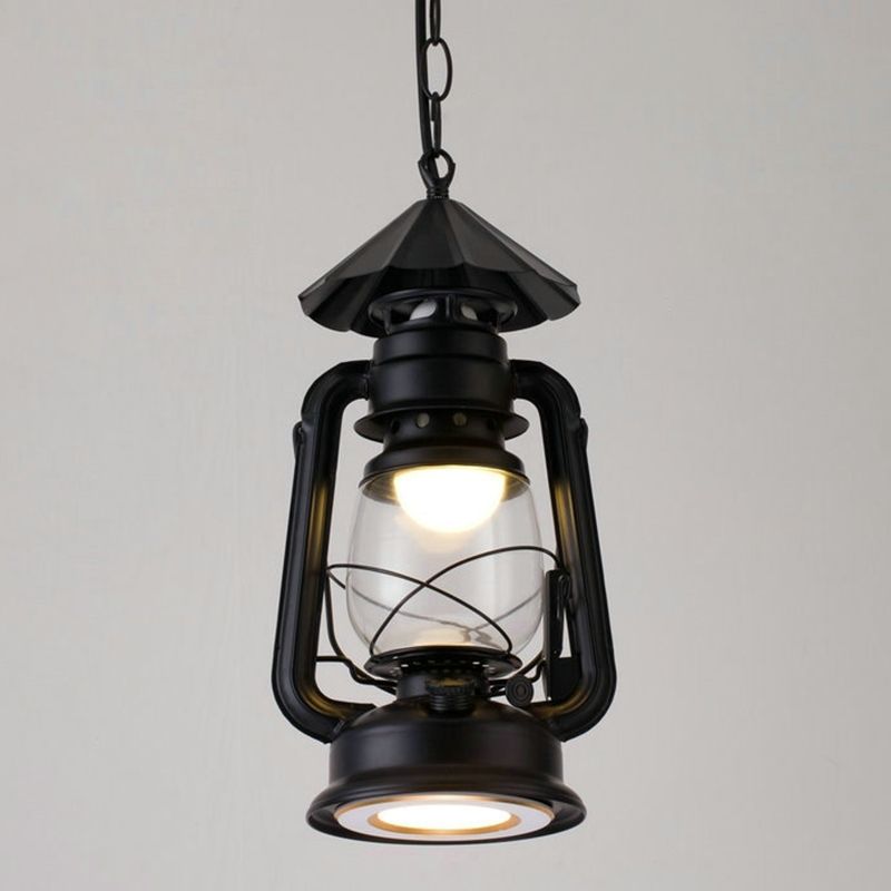 Silva Vintage Rustic Kerosene Pendant Light, 3 Color, 4 Style - Neutral Decor