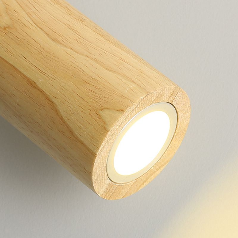 Muto Modern LED Adjustable Ceiling Spotlight, Wood - Neutral Decor