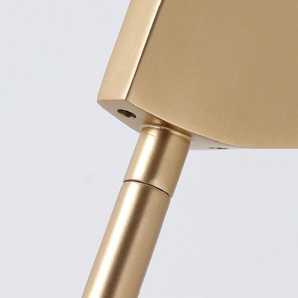 Salgado Minimalist Gold Floor Lamp, Metal, Living room - Neutral Decor