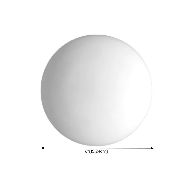 Valentina Modern Globe Shape Vanity Metal Glass LED Wall Lamp - Neutral Decor