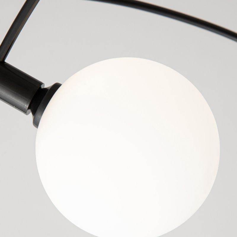 Valentina Pendant Light Globe Modern, Metal/Glass, Black/Gold, Bedroom - Neutral Decor