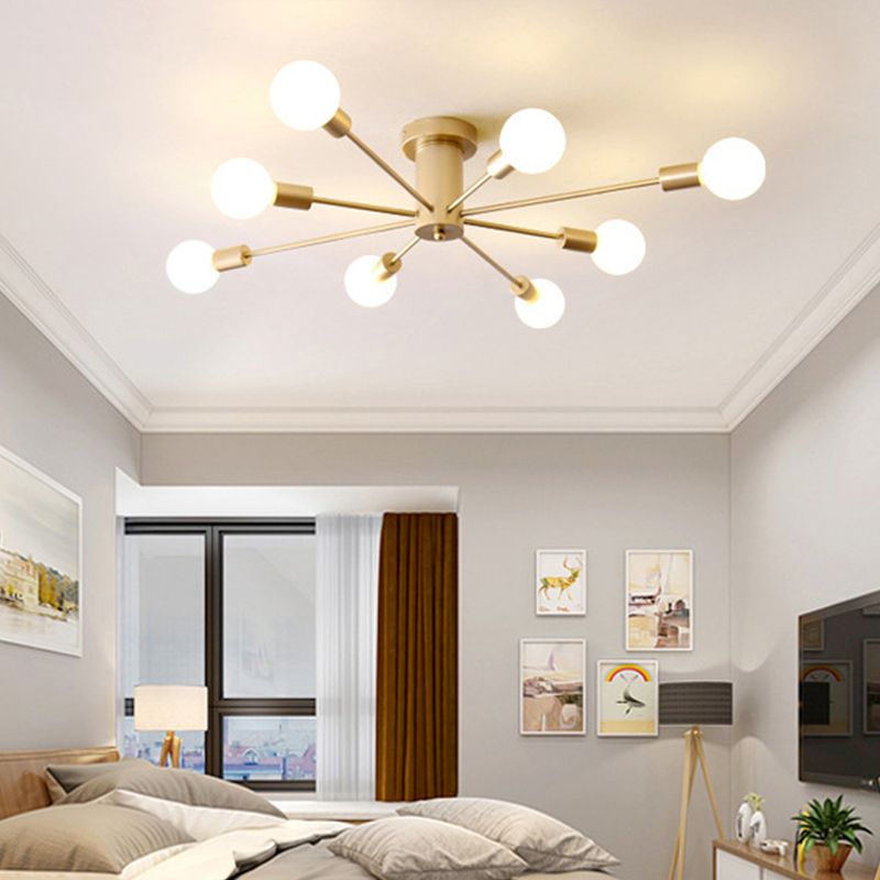 Valentina Modern Globe Bubble Flush Mount Ceiling Light - Neutral Decor