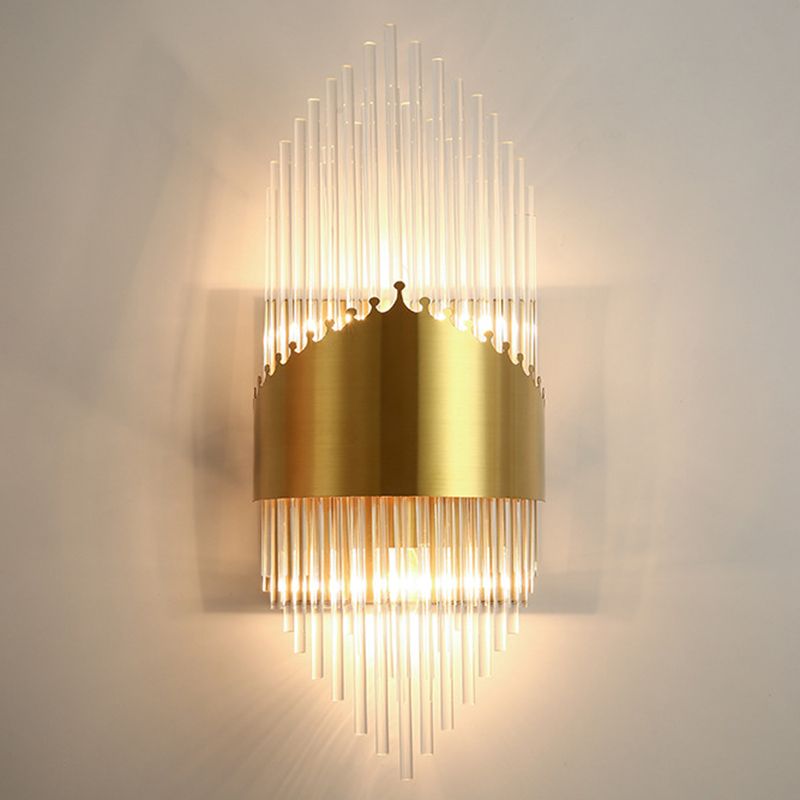 Kristy Luxury Gold Crystal Bedroom Bedside Wall Lamp - Neutral Decor