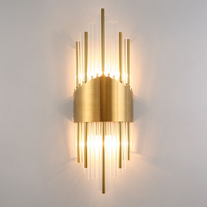 Kristy Luxury Gold Crystal Bedroom Bedside Wall Lamp - Neutral Decor