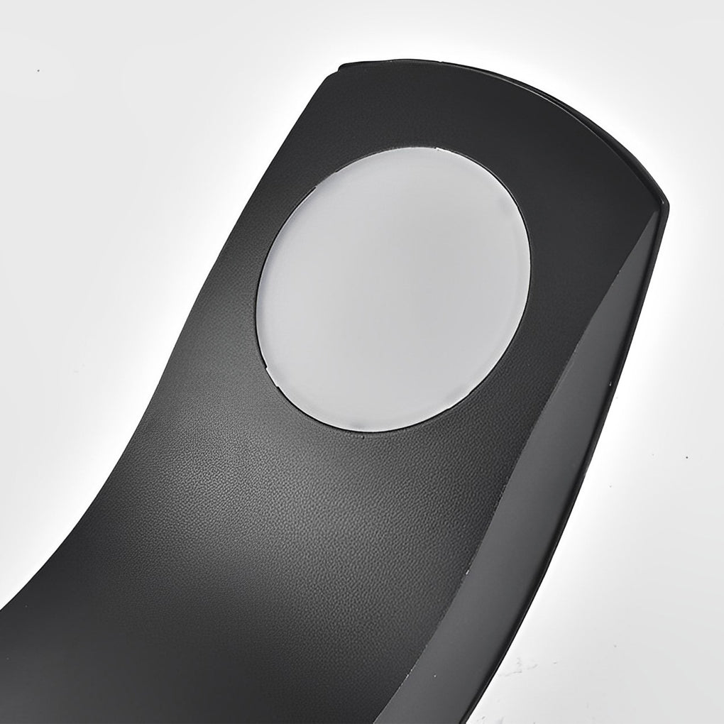 Vance Curved Head LED Outdoor Pathway Lights