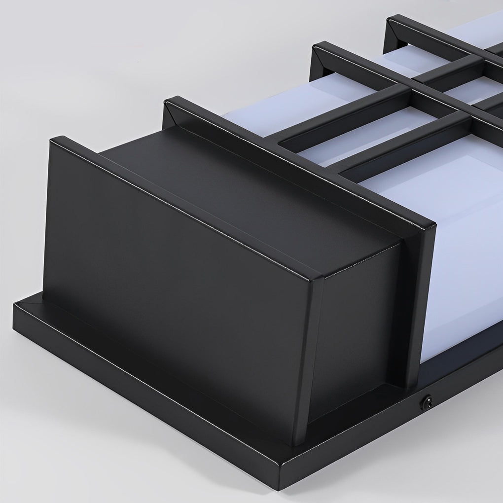 Loisa Retro Rectangular LED Traditional Outdoor Wall Lamp