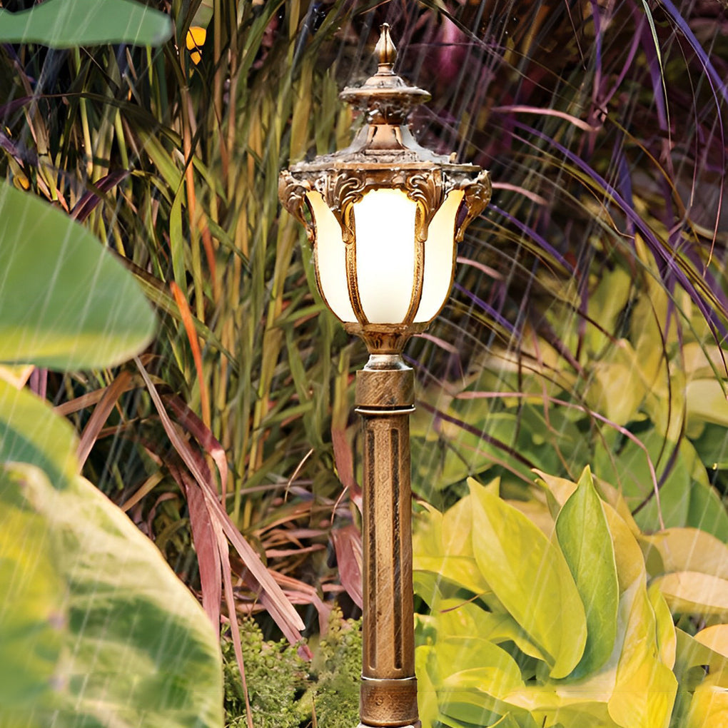 Iagine Traditional European LED Outdoor Pathway Post Lamp