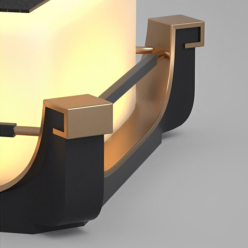 Oliver LED Modern Solar PC Outdoor Fence Post Lights