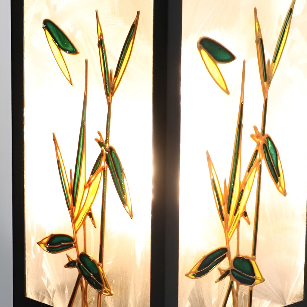 Arleen Vintage Artistic Floral Landscape Bollard Lights