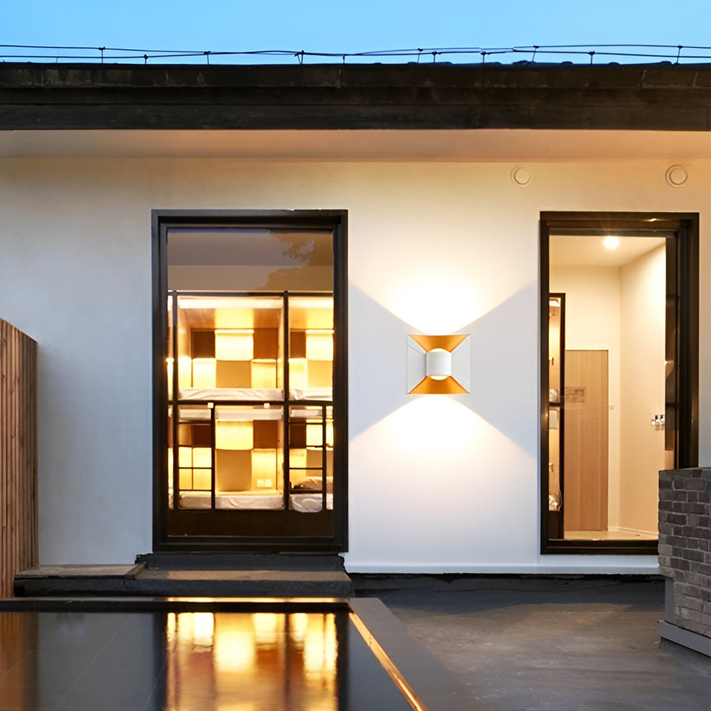 Fighte Square Modern Outdoor Sconces