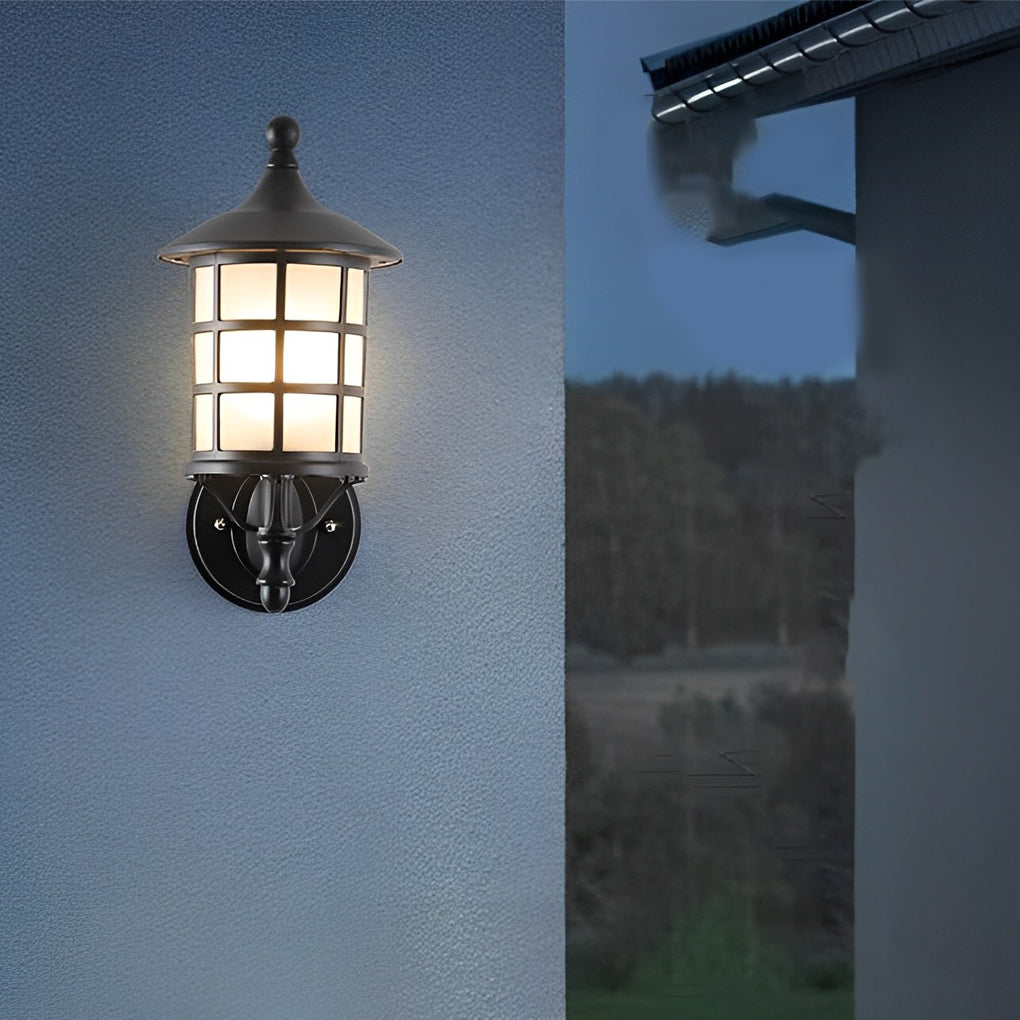Lancelot Retro Round European Outdoor Wall Sconces