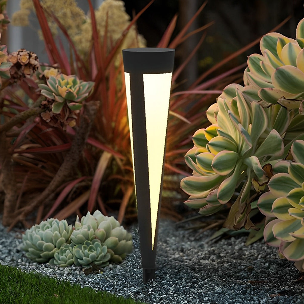 Prtty Round Solar LED Outdoor Lawn Lamp