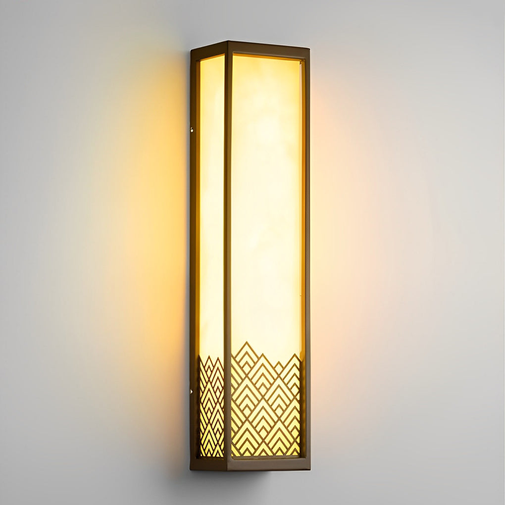 Eaglye Vintage Brown Stainless Steel Exterior Wall Lamp