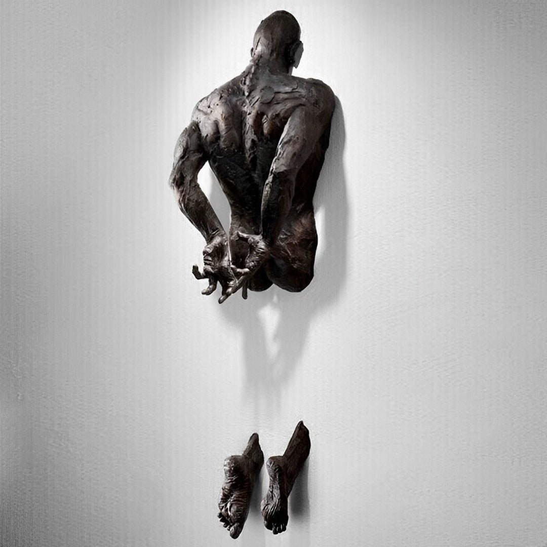 Dynamic Human Sculpture Collection-Neutral Decor