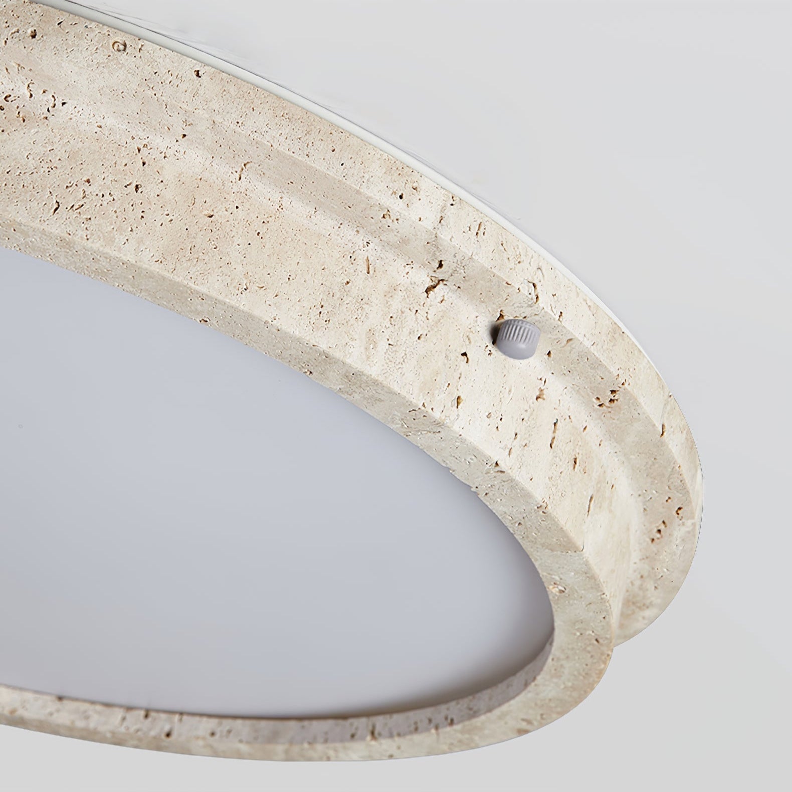Altheion Travertine Ceiling Light-Neutral Decor