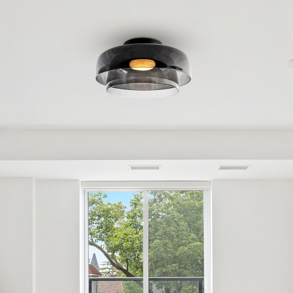 Aria Modern Simple Creative Glass Flush Mount Ceiling Light - Neutral Decor