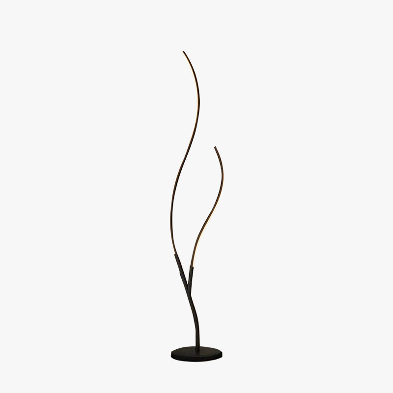 Louise Modern Simple Floor Lamp, Black & White - Neutral Decor