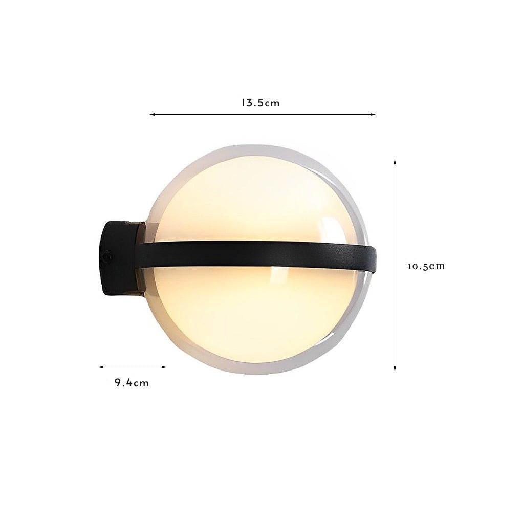 Sirea Creative Round LED Outdoor Wall Lamp