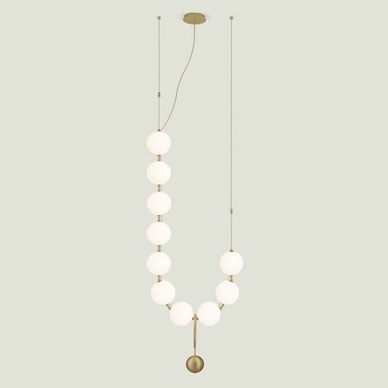 Valentina Postmodern Loft Ball Pendant Lamp Creative Necklace Design - Neutral Decor
