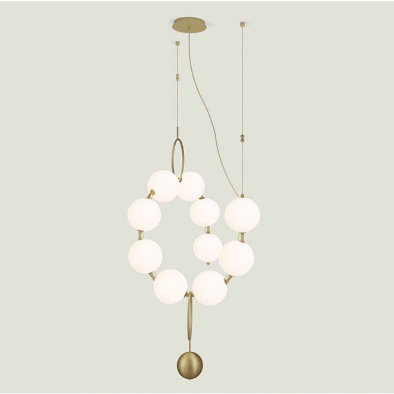 Valentina Postmodern Loft Ball Pendant Lamp Creative Necklace Design - Neutral Decor