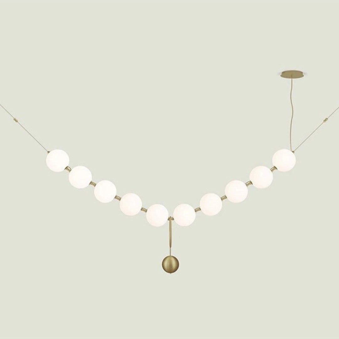 Valentina Postmodern Loft Ball Pendant Lamp Creative Necklace Design - Neutral Decor