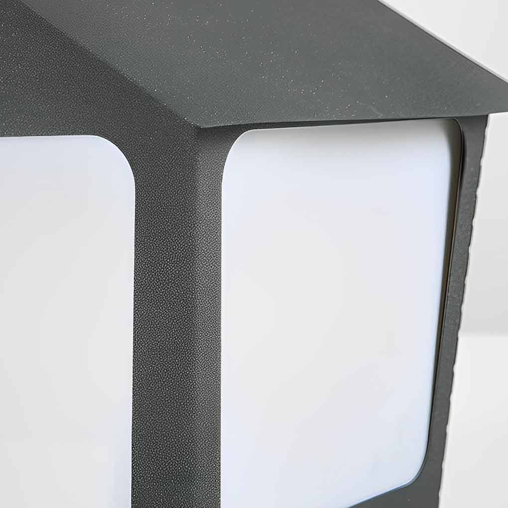 Gida Cottage Shaped LED Modern Outdoor Post Pillar Light