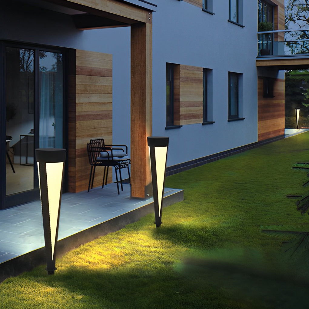 Prtty Round Solar LED Outdoor Lawn Lamp