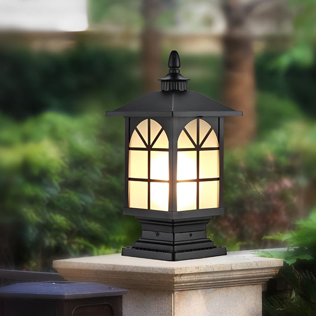 Gerret Retro Creative Outdoor Fence Pillar Lamp