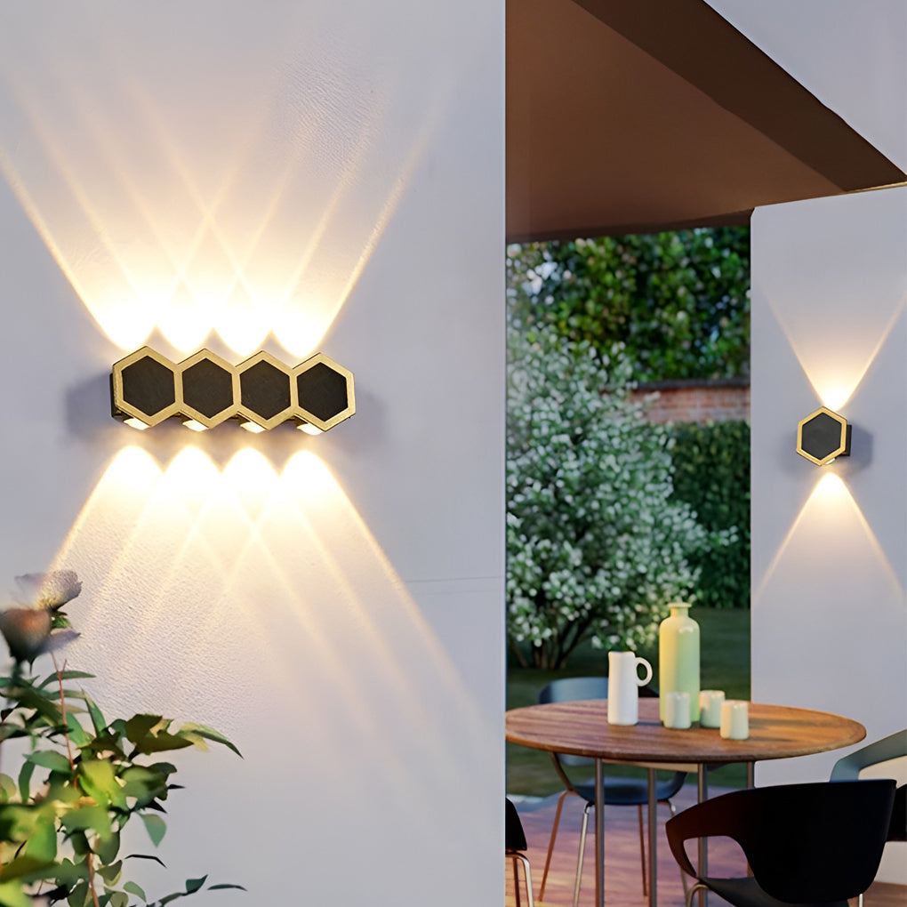 Miranda Beehive-shaped Modern Outdoor Wall Light