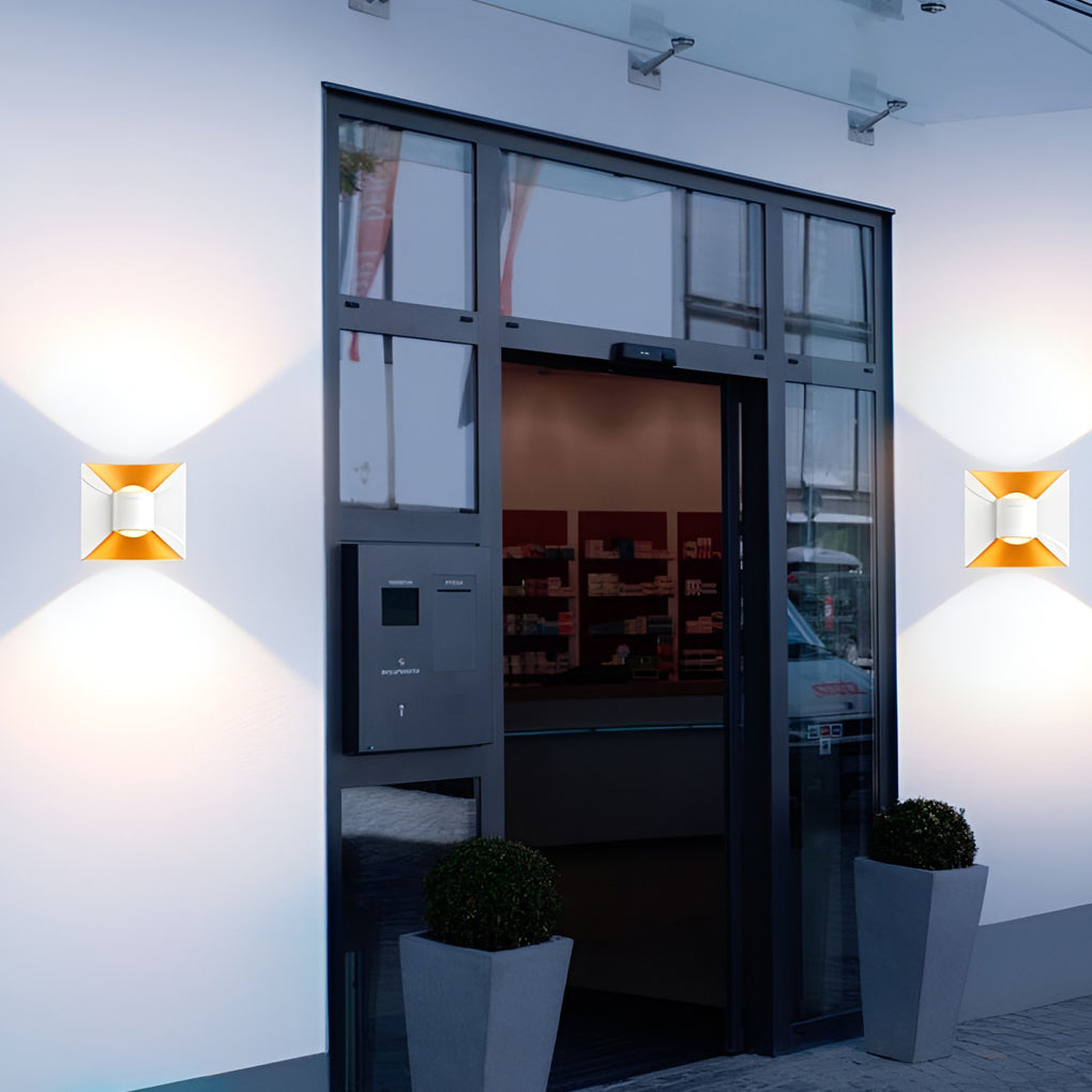 Fighte Square Modern Outdoor Sconces