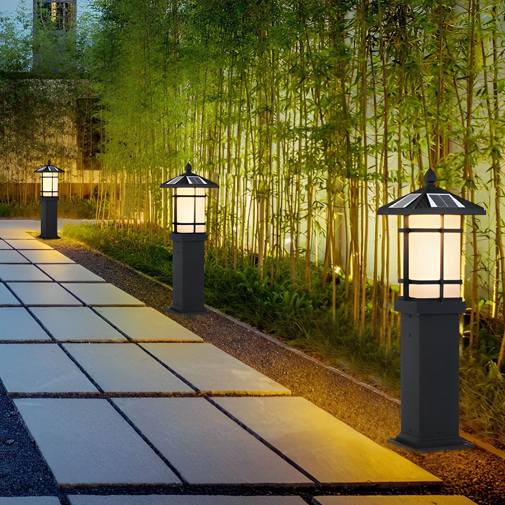 Victria Modern LED Ancient Outdoor Bollard Light