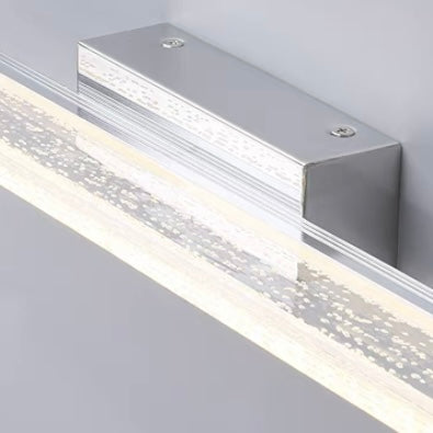 Arisha Modern Rectangular Metal Modern Wall Lamp, Silver - Neutral Decor
