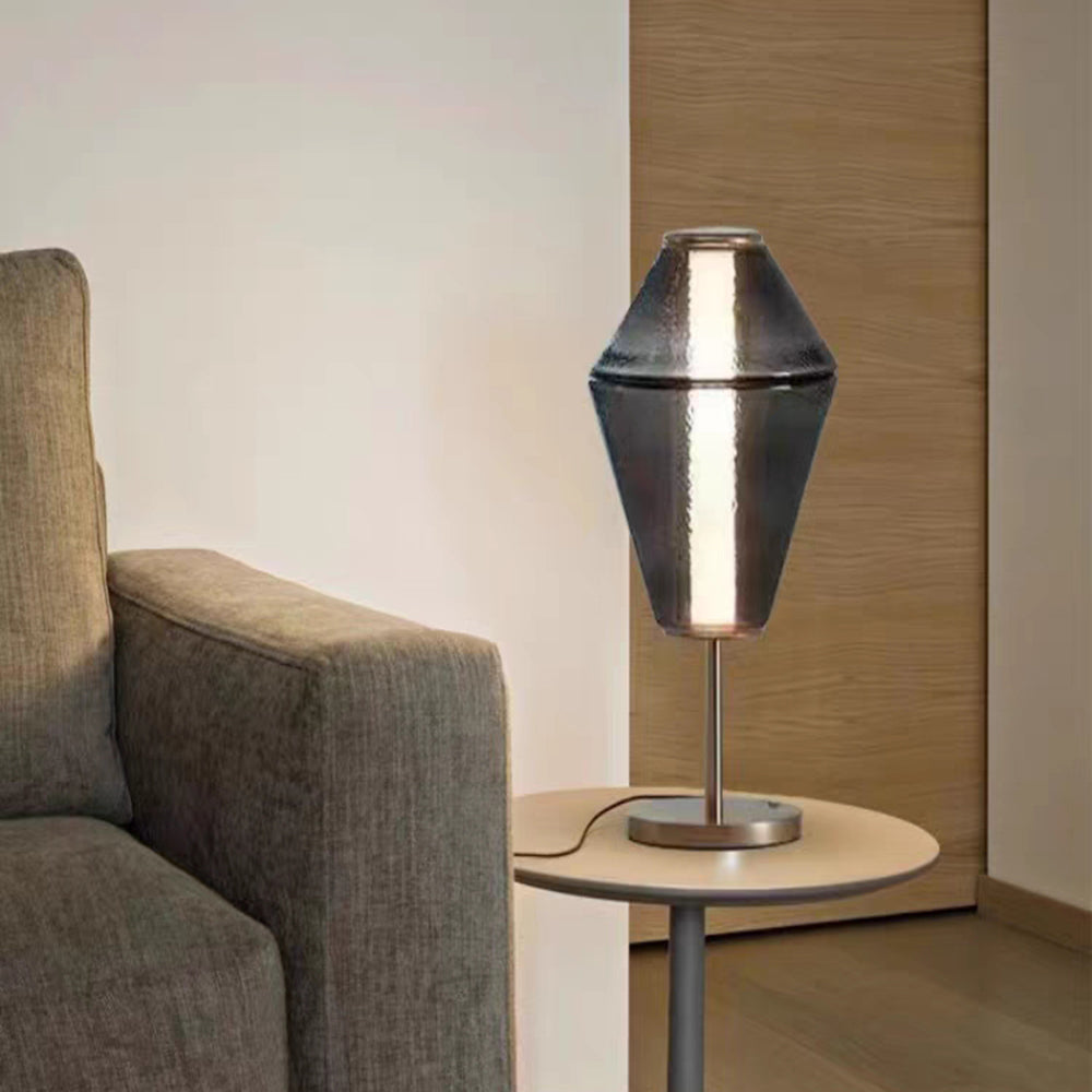 Evette Nordic Modern Black LED Pendant & Floor&Table Lamp, Glass - Neutral Decor