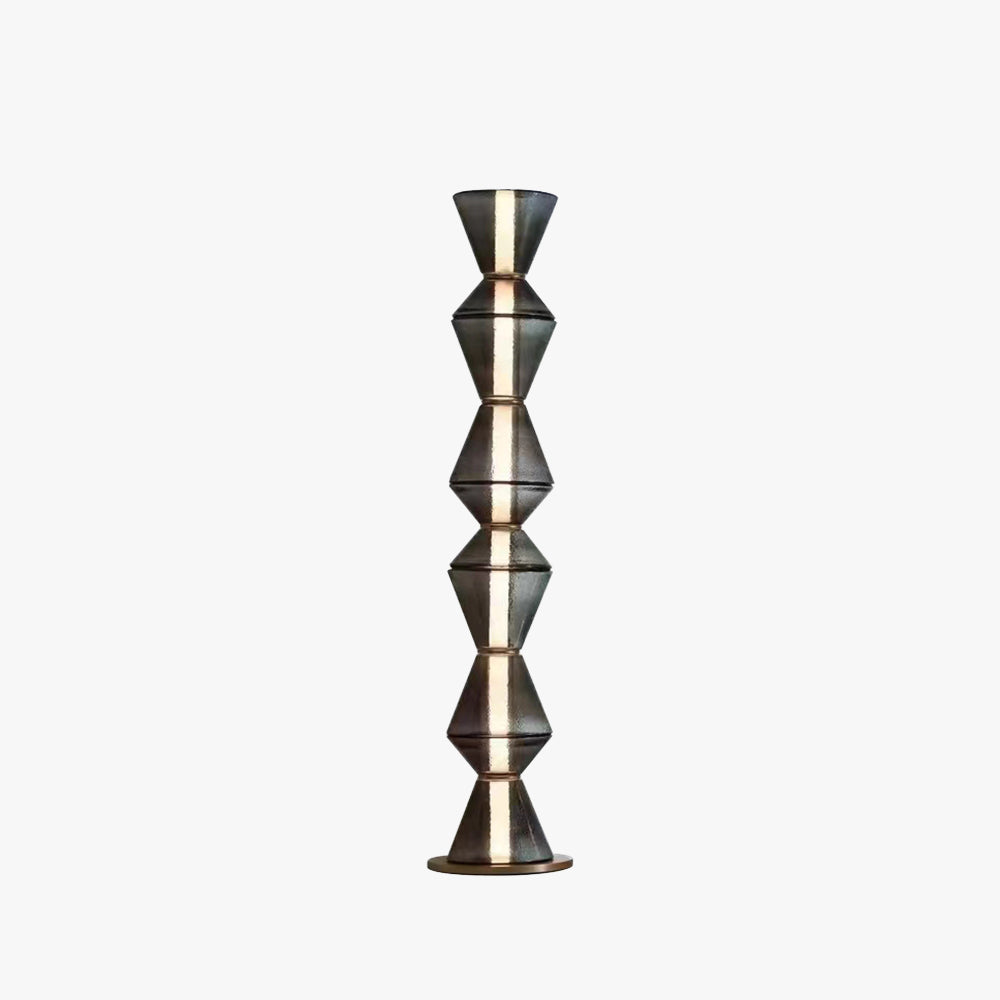 Evette Nordic Modern Black LED Pendant & Floor&Table Lamp, Glass - Neutral Decor