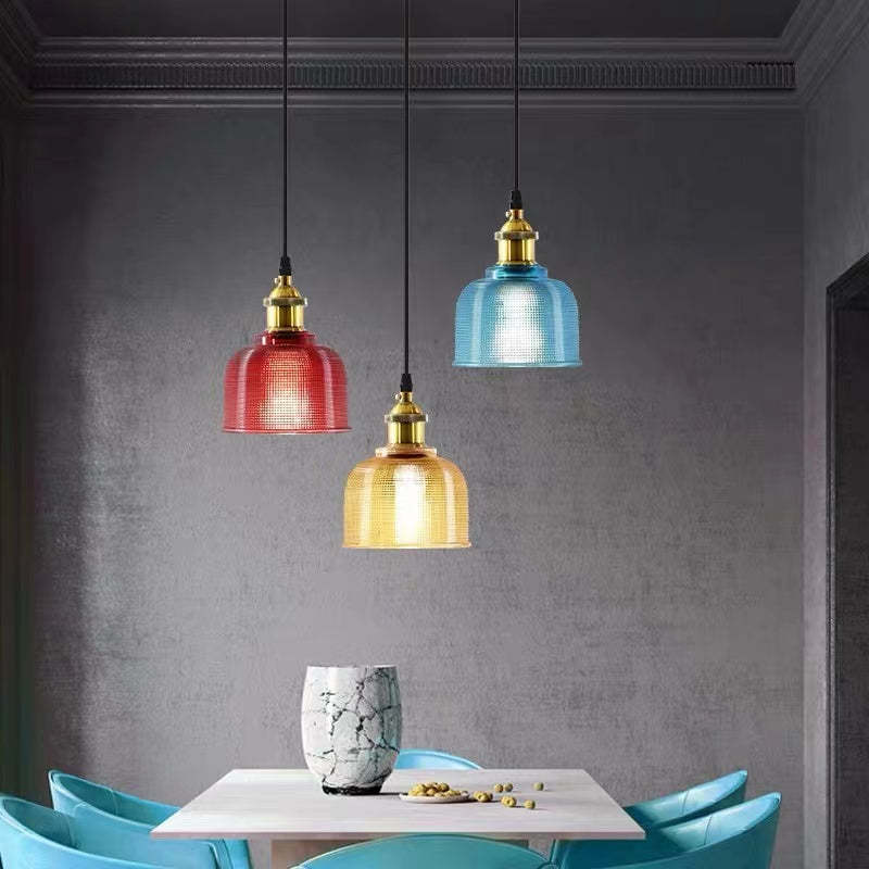 Valentina Glass Art Deco Pendant Lights,Colorful - Neutral Decor