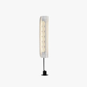 Salgado Nordic Minimalistic White Floor Lamp, Metal & Acrylic - Neutral Decor