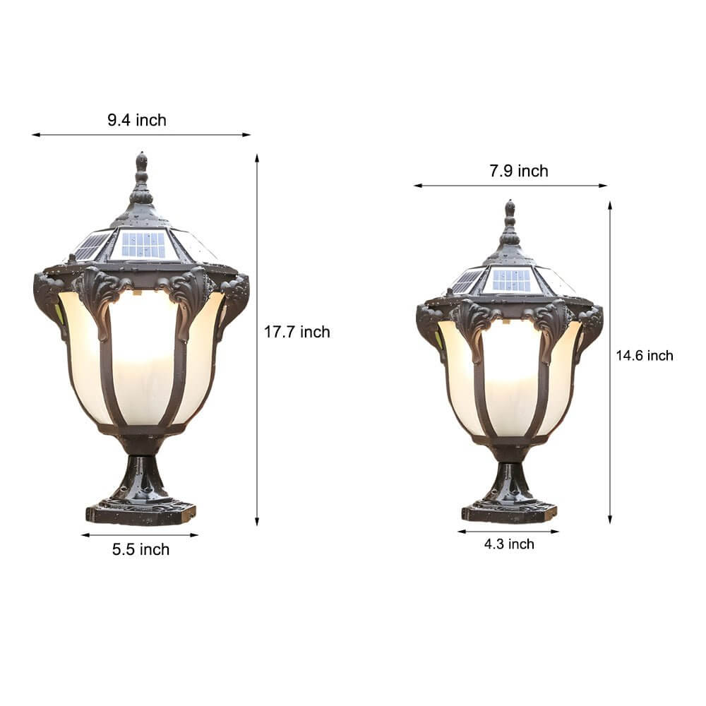 Eagled Classic Outdoor Pier-Mount Post Light