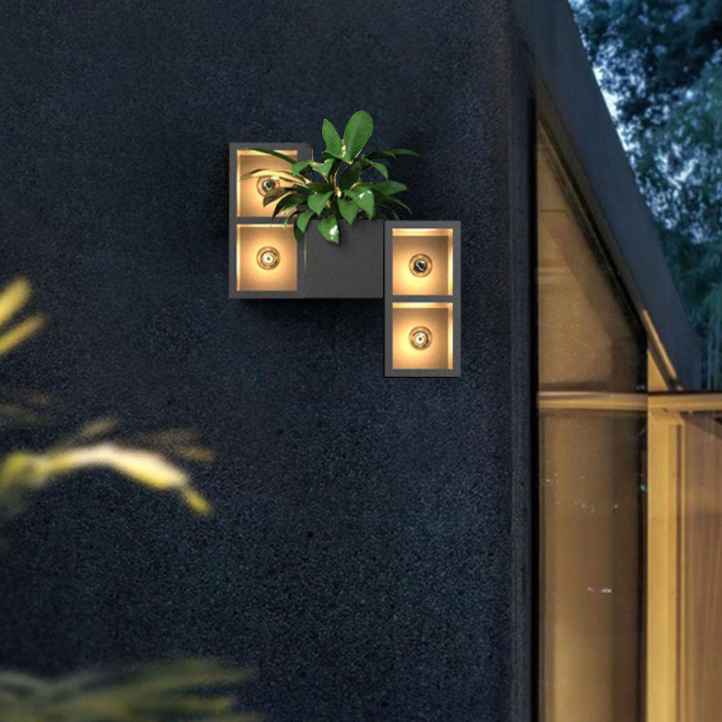 Joeph Creative Combination Glass Outdoor Wall Lamp