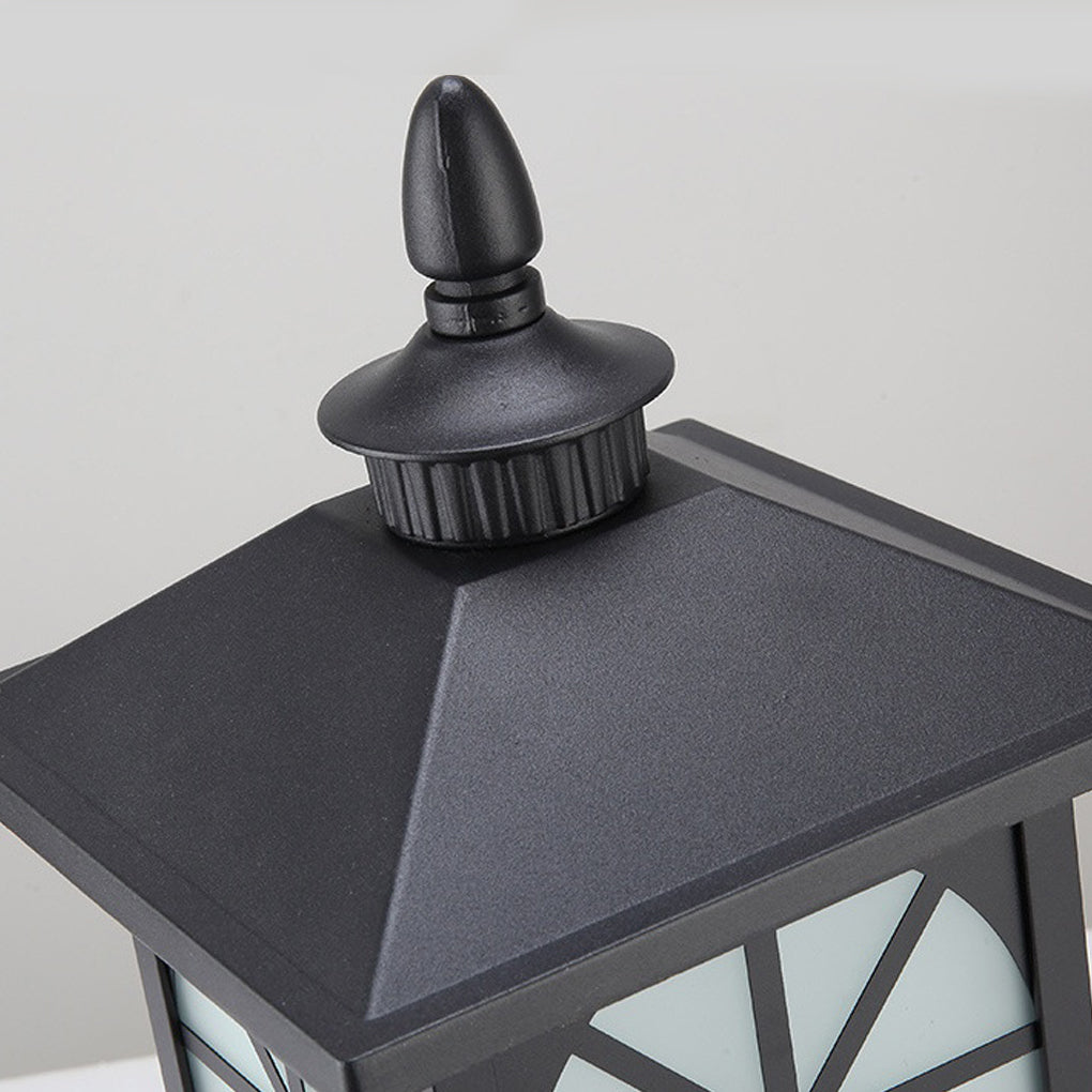 Gerret Retro Creative Outdoor Fence Pillar Lamp