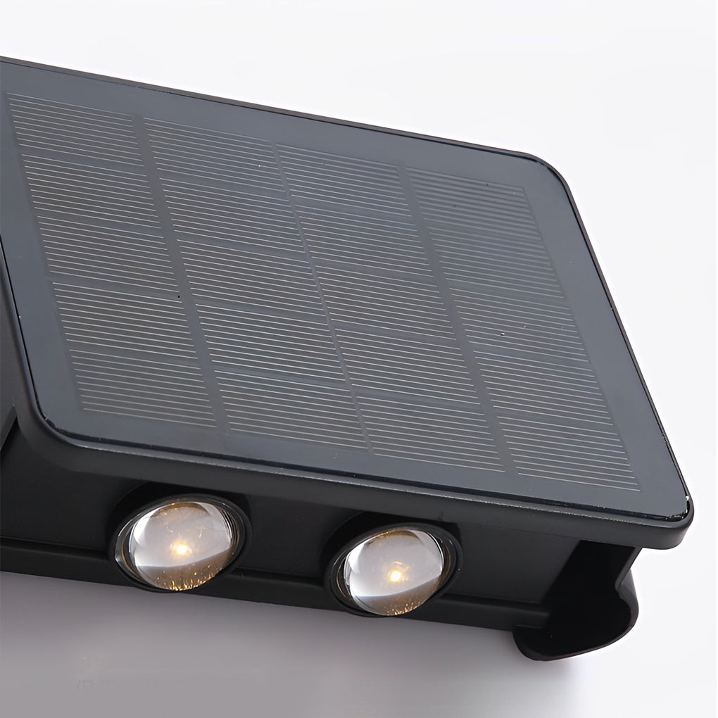 Genevieve Modern Minimalist Solar Outdoor Wall Lamp