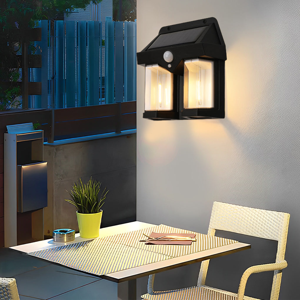 Bonie Tungsten Bulb Motion ABS Outdoor Wall Lanterns