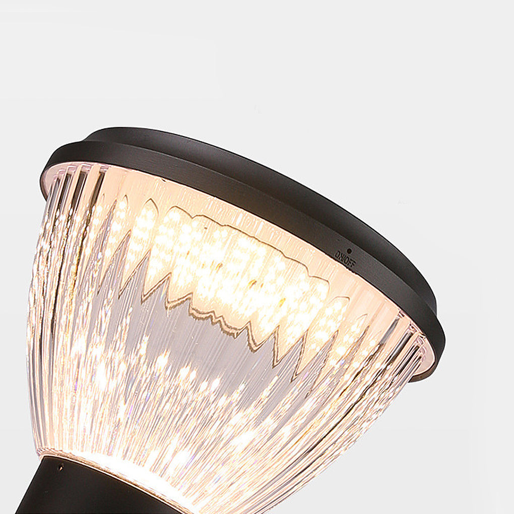 Plans Round LED Modern Outdoor Post Caps Pillar Light