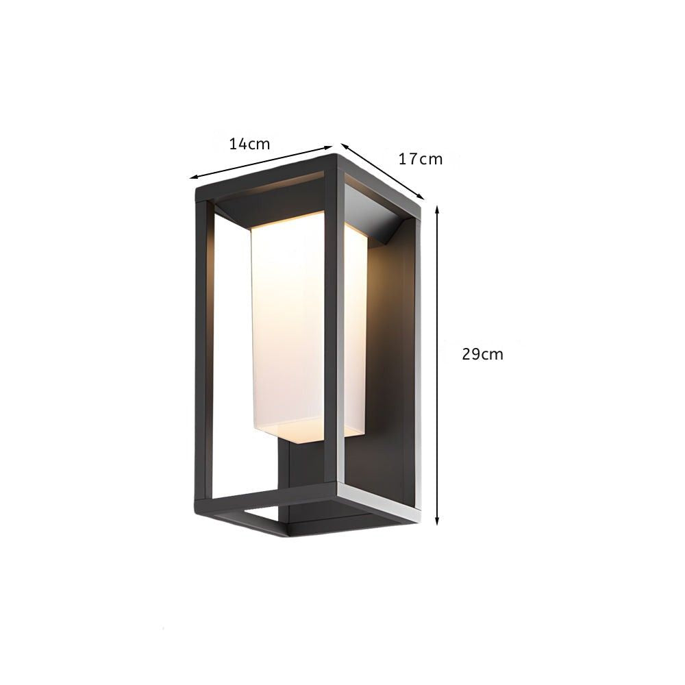Phili LED Solar Modern Square Outdoor Wall Lights