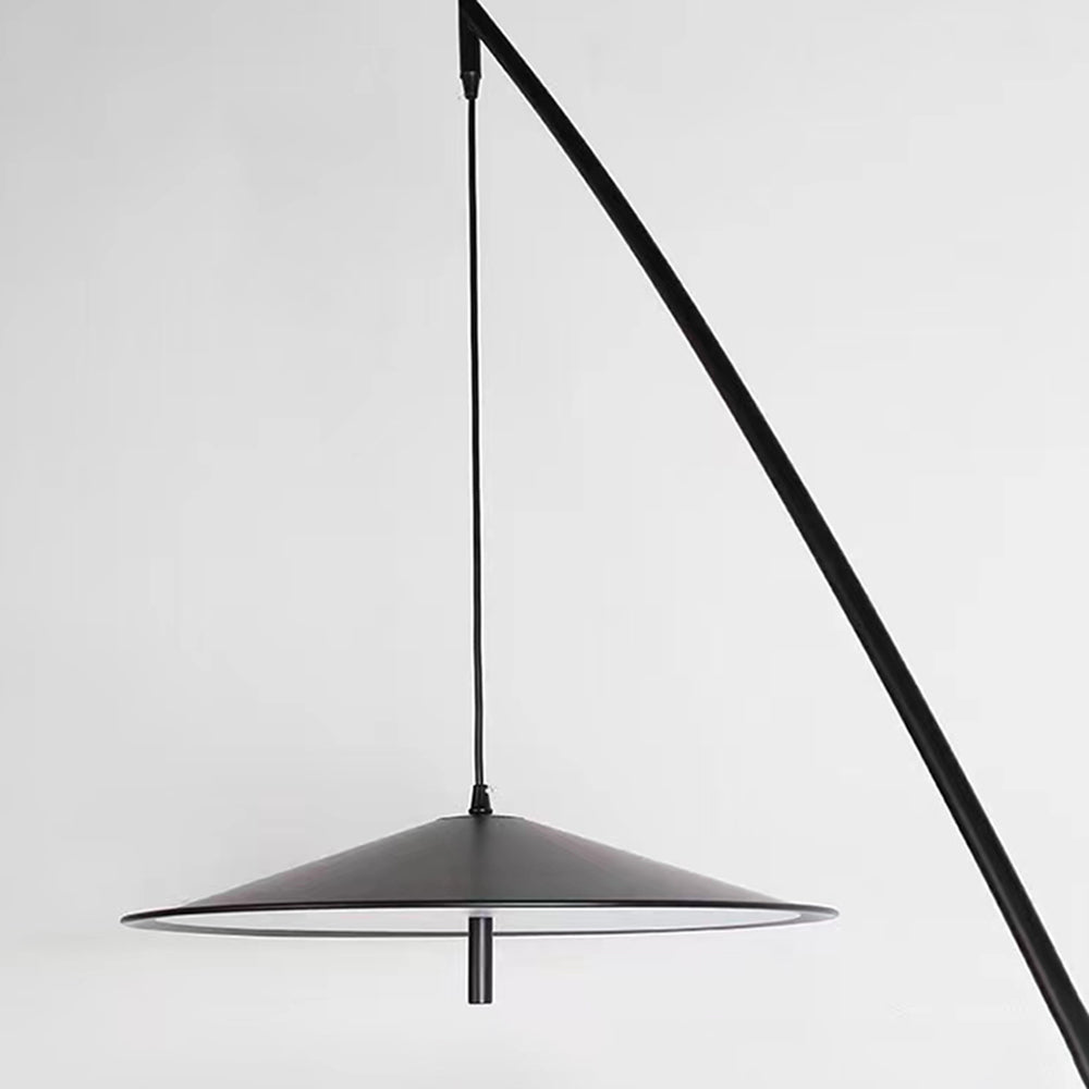 Salgado Frisbee Fishing Rod Floor Lamp, Living Room - Neutral Decor