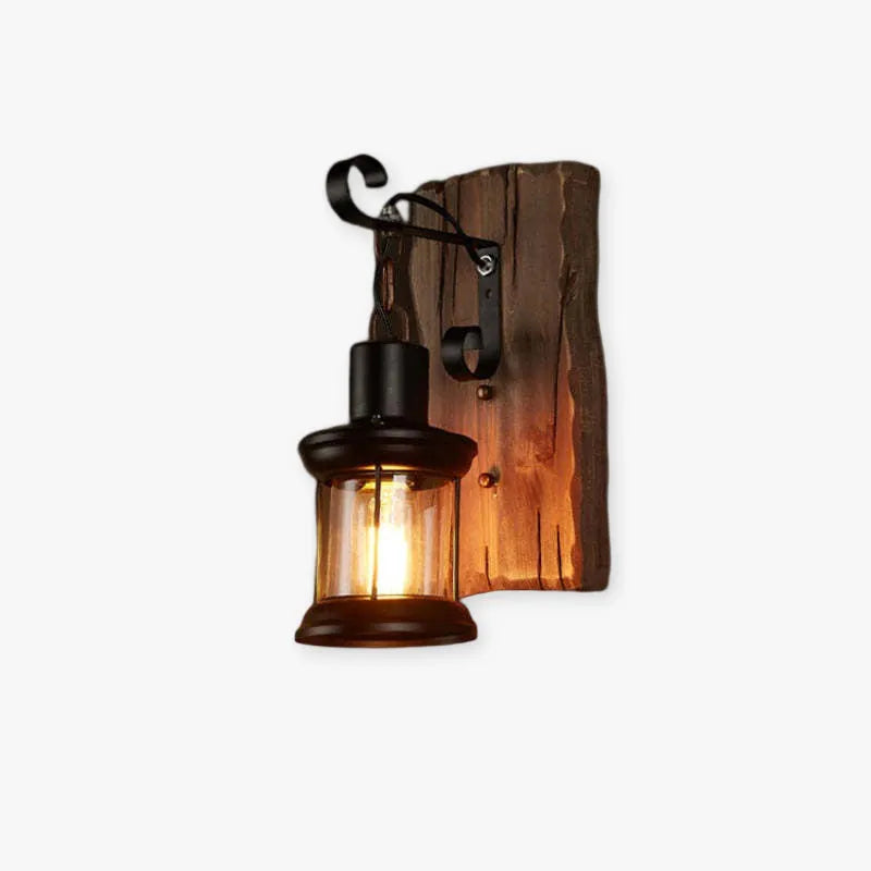 Austin Vintage Lantern Metal Classic Industrial Wall Lamp - Neutral Decor