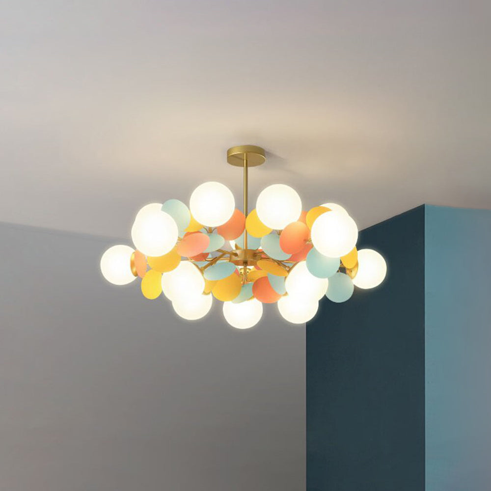 Nexen Multicolored Flower Branch Chandelier Living Room