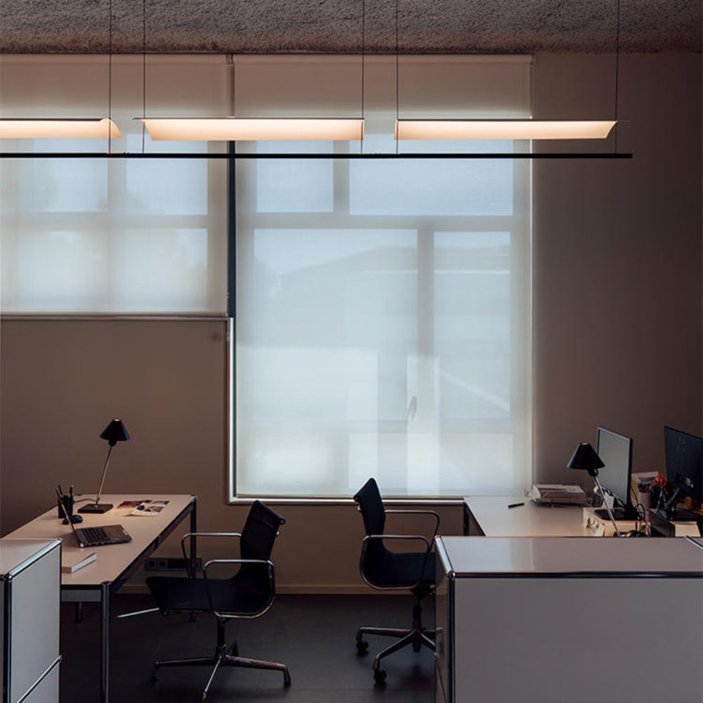 Arisha Minimalist Linear Metal Pendant Light - Neutral Decor