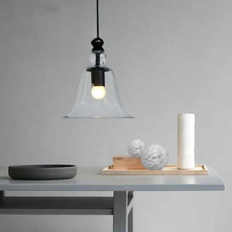 Arisha Vintage Industrial Bell Pendant Light - Neutral Decor